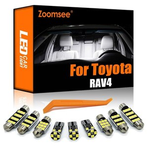 ルームランプセット RAV4 XA20W LED 1台分セット '01-'05 超高輝度LED 簡単取付 取付工具付 トヨタ Zoomsee