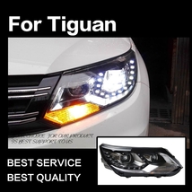 ヘッドライト フォルクスワーゲン ティグアン 5N LED TIGUAN '11-'16 後期 クリア AOKEDING_画像1