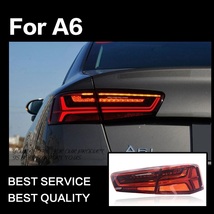 テールライト AUDI アウディ A6 4G C7 テールランプ LED '11-'19 シーケンシャルウィンカー レッド AOKEDING_画像1