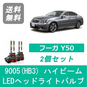 ヘッドライトバルブ フーガ Y50 LED ハイビーム HR HR H16.10～H21.10 9005(HB3) 6000K 20000LM VQ25DE VQ35DE 日産 SPEVERT