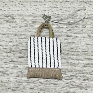  hand made strap * miniature handbag bag * stripe 1