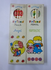 昭和レトロ　リトルフレンドペンシル・昔の鉛筆　2個セット