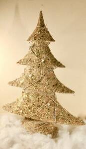 【クリスマスツリー】★もみの木（ S ）★【無数のキラキラゴールド】★高さ４１cm★ 織部★RGMー1８