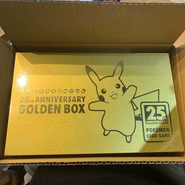 ポケモンカードゲーム　ソード＆シールド25thアニバーサリーゴールデンBOX新品未開封品　ポケセン産高騰中　希少品