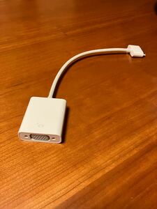 Apple純正 ドックコネクタ VGA 変換ケーブル アダプター　アップル　ディスプレイ　モニター