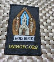 黒　四角◆新品未使用 　教会　お祈り　正典　教典　聖書 　Holy bible　刺繍ワッペン◆_画像6