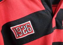 赤黒■ＵＳ／Ｓ◇古着◆NHLデトロイト・レッド ウィングスDetroit Red Wings パーカーラガーシャツ（上着） ◇デカロゴ◎アイスホッケー_画像3