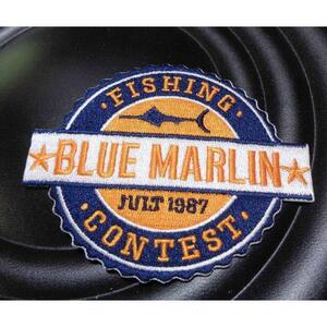 橙紺◎新品カジキUSフィッシングFISHING BLUE MARINワッペン