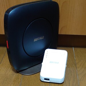 BUFFALO 無線LAN 親機 + 中継機 WSR-A2533DHP2 + WEX-1166DHPS/N