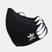 【大人 普通サイズ】新品 即決成人 男性 女性 アディダス オリジナルス adidas originalsフェイスカバー マスク 3枚組 黒 ブラック 日本M_画像5