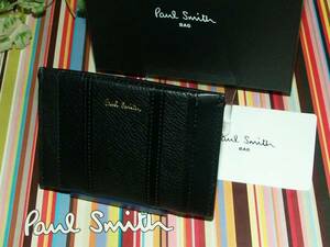 *270*k new goods genuine article Paul Smith popular multi stripe up likeS pass case 