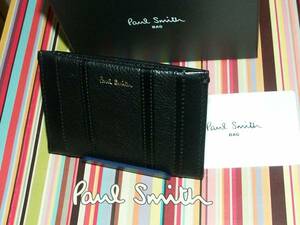 *270*K② new goods regular Paul Smith popular M stripe up likeS pass case 