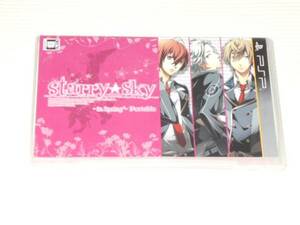 PSP★starry sky in Spring Portable★箱付・説明書付・ソフト付