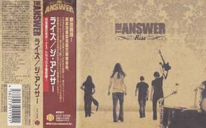 ★☆The Answer ジ・アンサー / Rise ライズ　国内盤CD 帯あり☆★