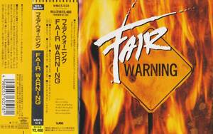 ★☆Fair Warning フェア・ウォーニング　国内盤CD 帯あり☆★