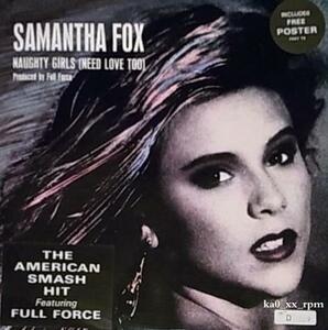 ★☆Samantha Fox「Naughty Girls (Need Love Too)」☆★5点で送料無料!!!