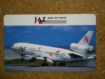 hi/CD8・航空 Japan Air Charter JAZ スーパーリゾート テレカ_画像1