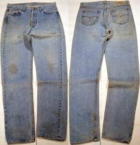 f867/LEVIS501 America made MADE IN U.S.A. Old good!80*s