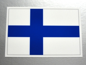 ■_Mg フィンランド国旗マグネット S 5x7.5cmサイズ 2枚セット■ヨーロッパ 北欧 WRC_EU