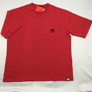 【送料無料】【新品】ecko unltd. メンズ半袖Ｔシャツ（コットン100％ ゆったりタイプ）　M　レッド★ECM2401