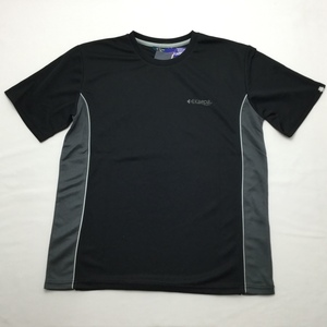 【送料無料】【新品】Kaepa メンズ半袖Tシャツ(吸水速乾 UVカット 再帰反射）　Ｍ　 　ブラック★32233