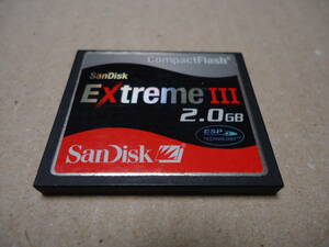 SanDisk コンパクトフラッシュ 2GB ExtremeⅢ　
