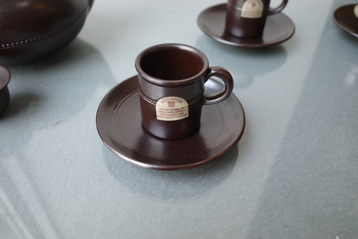 ○hoganas keramik ポット カップ&ソーサー ミニボウル 5点セット 