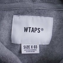 19aw WTAPS DOWNY 02 SWEATSHIRT. POLY GRAY 03 ダブルタップス ダウニー スウェットシャツ パーカー グレー_画像3