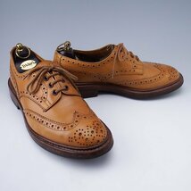 Tricker's M5633 トリッカーズ バートン カントリーシューズ ウィングチップ UK7-5 25.5cm シューツリー付き_画像3