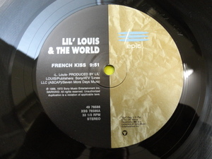 Lil' Louis & The World - French Kiss / Club Lonely シュリンク付 HOUSE CLASSIC 12 　視聴