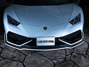 LEAP DESIGN/リープデザイン【フロントスポイラー※FRP】ランボルギーニ ウラカン LP610-4（LAMBORGHINI HURACAN LP610-4)