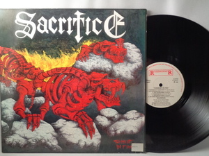 THRASH; SACRIFICE/TORMENT IN FIRE　オリジナル盤LP