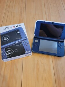 美品Newニンテンドー3DS LL メタリックブルー