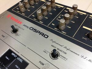 ベスタクスVestax PMC 05Pro 1st レイトモデルMADE IN JAPAN1990年代ビンテージミキサー中古可動品