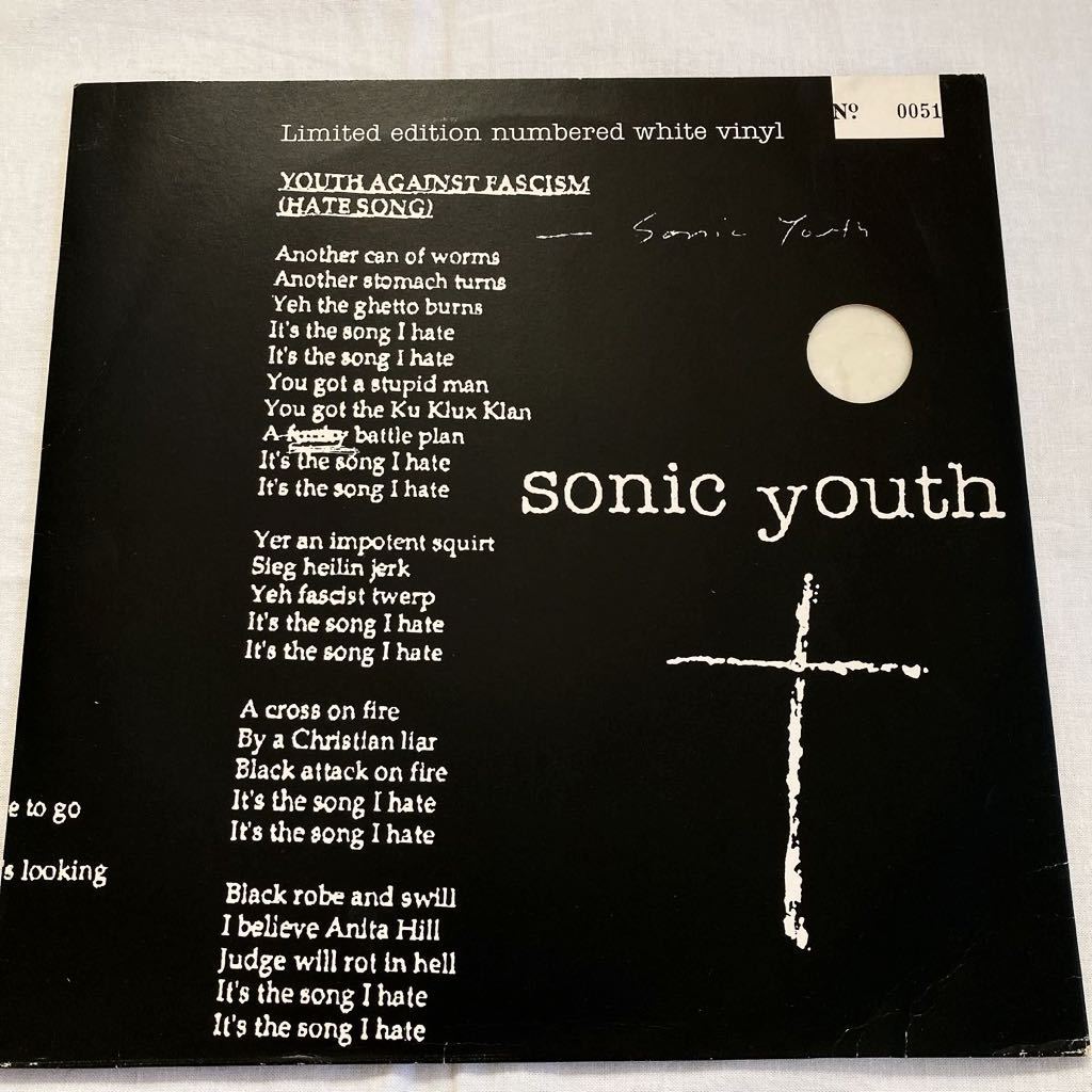 SONIC YOUTH / SISTER LP Vinyl 無修正レア初期盤 ソニックユース