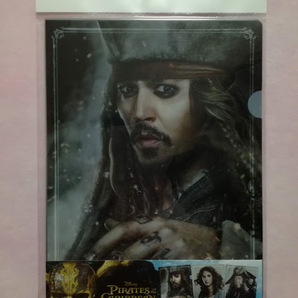 パイレーツオブカリビアン★ミニクリアファイル 3枚セット / ジョニー・デップ Pirates of the Caribbean 最後の海賊 ジャック・スパロウ
