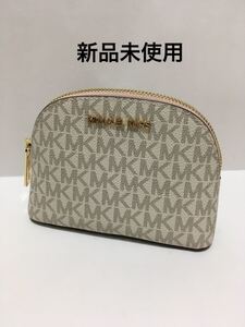 未使用品 マイケルコース ポーチ コスメポーチ 化粧ポーチ ミディアムポーチ