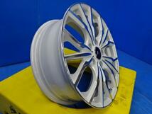 215/45R17 新品 夏タイヤホイール レオニス LV 17インチ 6.5J +53 5H 114.3 パールホワイトミラーカット APTANY RA301 組込済 4本SET_画像4