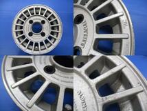 4本 希少 旧車 激レア ALIPINE FIN RACING 10インチ 4.0B +35 4穴 4H pcd100 アルミホイール_画像2