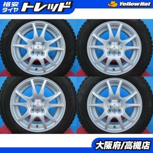 中古スタッドレス・アルミ　4本セット　ヨコハマ　アイスガードIG50プラス　175/65R14　2018年製　中古品　ファング・レイジ　中古品　ｂB