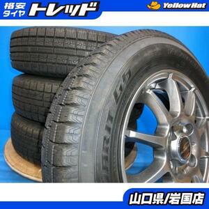 送料無料 中古 スタッドレス ファルケン エスピア 175/70Ｒ14 84Q 美品中古 ホイール ジョーカー 4本 キューブキュービック フィット