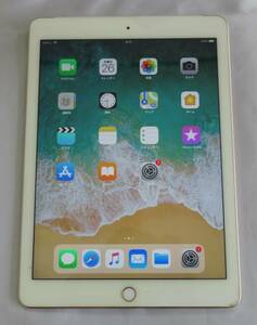 iPad Air2 Wi-Fi+Cellular　MH172J/A　A1567　64GB　ゴールド　au版　判定：〇