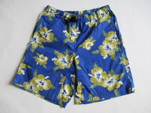  blue series * M Gramicci * Hawaiian climbing shorts * short pants aro is blue outdoor 