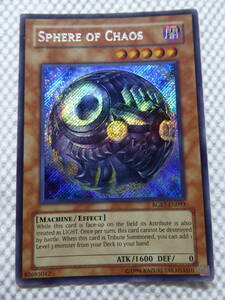 ◆希少◆遊戯王 英語版 RGBT-EN093 Sphere of Chaos 混沌球体 シク シークレット① Unlimited C215