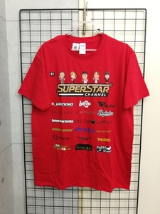 Tシャツ Mサイズ ユニセックス 赤 レッド Youtubeチャンネル SuperStarChannel スーパースターチャンネル 公式オリジナルグッズ M