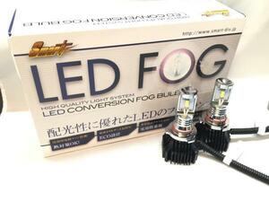 SmartLED　ルノー　TWINGO用LEDFOG　H11　キャンセラー内蔵　6500k　