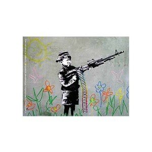 Banksy стикер банк si-Crayon Shooter