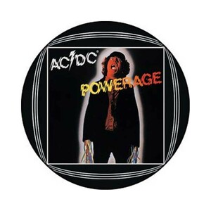 AC/DC 缶バッジ エーシー・ディーシー Powerage 1.5 Inch Button