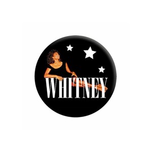 Whitney Houston 缶バッジ ホイットニー・ヒューストン Stars