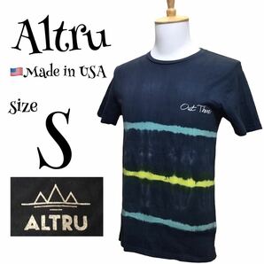 アルトゥルー ALTRU Tシャツ タイダイ Sサイズ(M相当) USA製 半袖Tシャツ